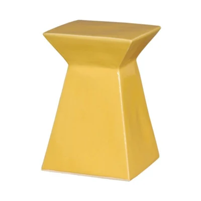 Upright Garden Stool in Sun Yellow design by Emissary