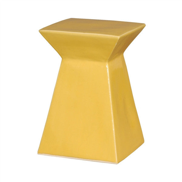 Upright Garden Stool in Sun Yellow design by Emissary