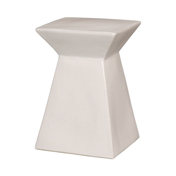 Upright Garden Stool in White design by Emissary