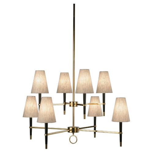 Ventana 2 tier 8 light Light Chandelier design by Jonathan Adler