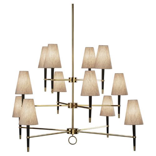 Ventana 3 tier 12 light Light Chandelier design by Jonathan Adler