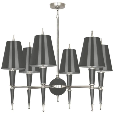 Versailles Chandelier in Various Finishes and Shades design by Jonathan Adler
