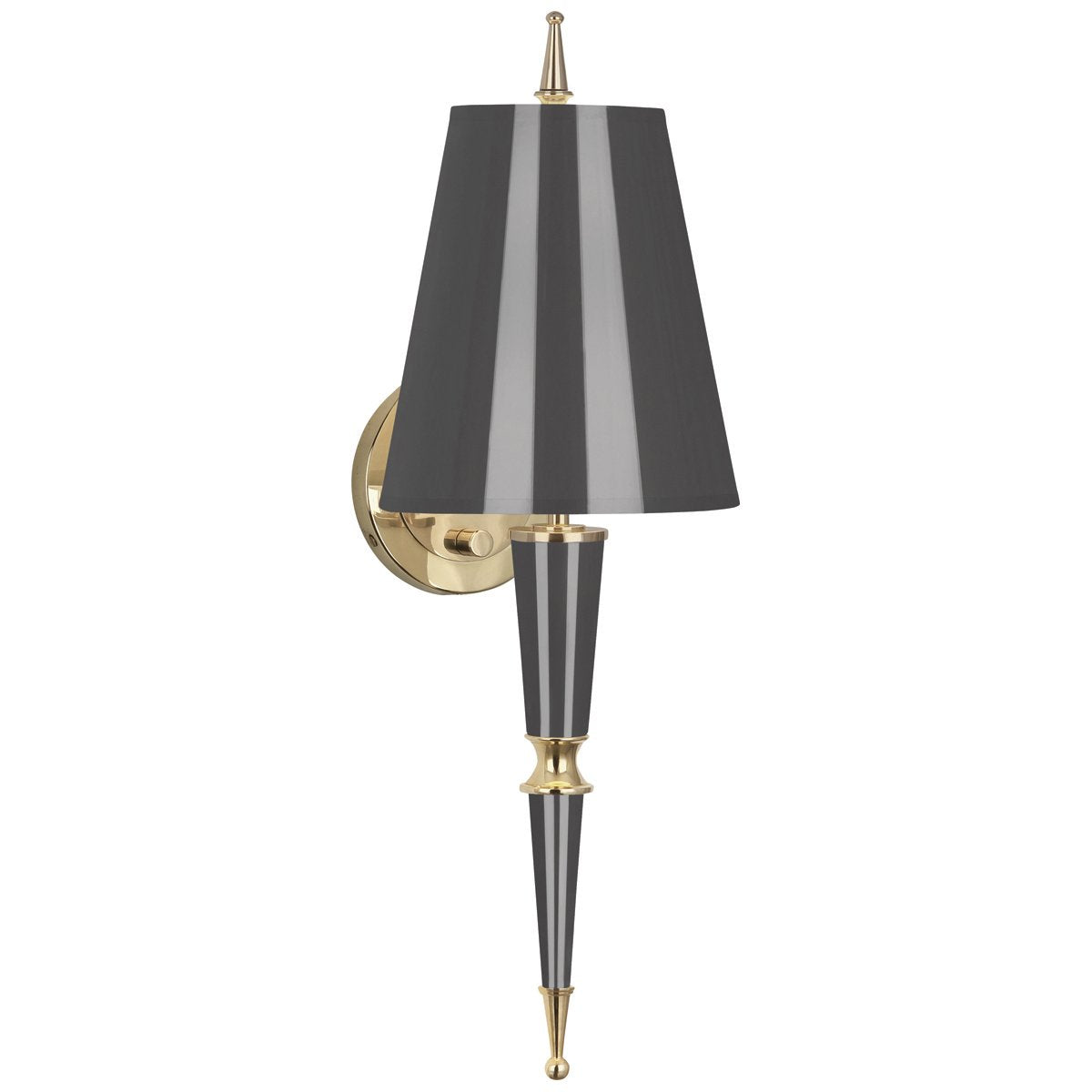 Versailles Wall Sconce in Various Finishes w Modern Brass Accents design by Jonathan Adler