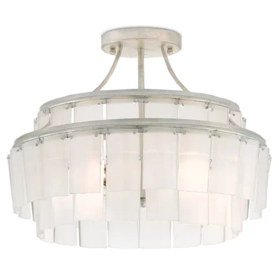 Vintner Blanc Semi Flush Mount design by Currey and Company