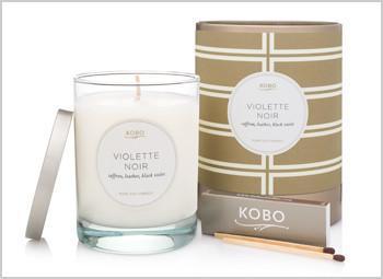 Violette Noir Candle design by Kobo Candles