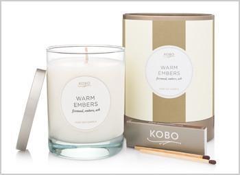 Warm Embers Candle design by Kobo Candles