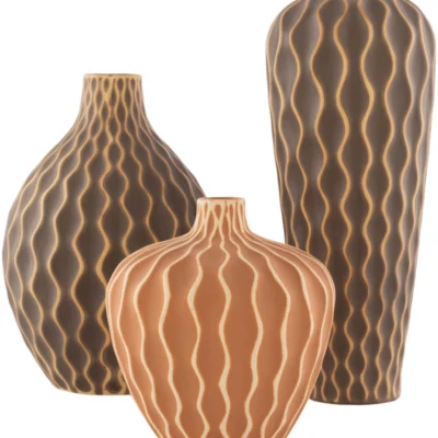 Waves Vase Set in Various Colors