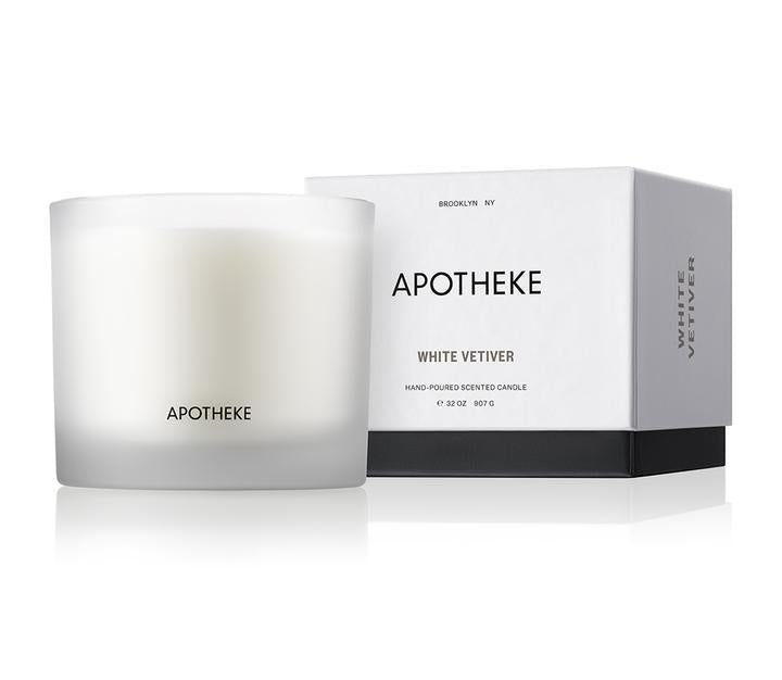 White Vetiver 3 Wick Candle design by Apotheke