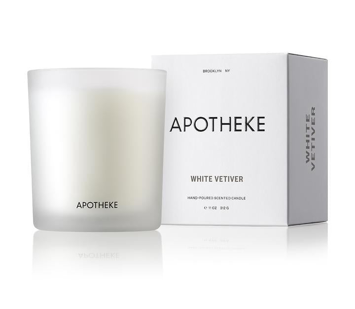 White Vetiver Signature Candle design by Apotheke