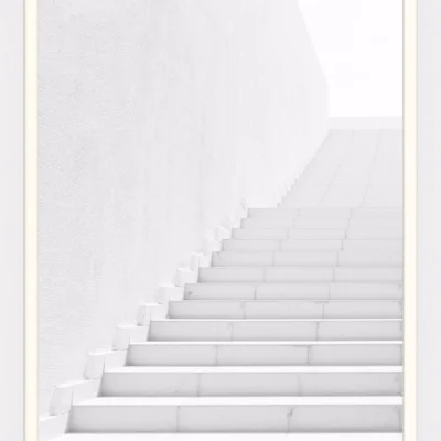 White Washed Stairs Wall Art in Various Designs design by Lillian August