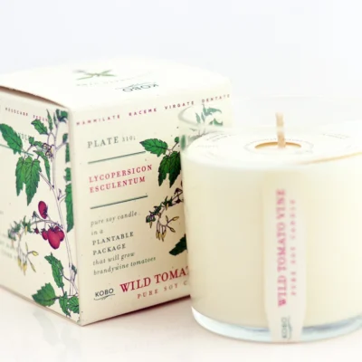 Wild Tomato Vine Soy Candle design by Kobo Candles