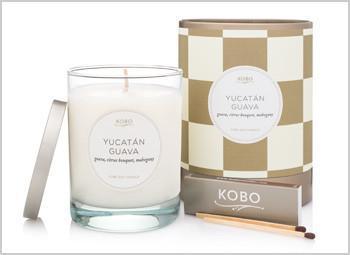 Yucatán Guava Candle design by Kobo Candles