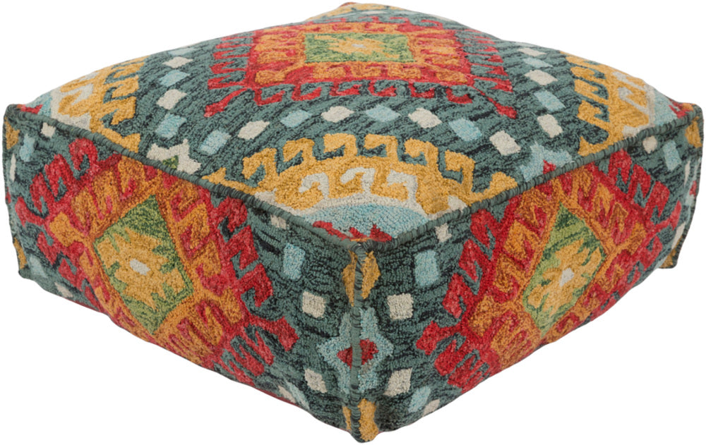 Zagros Pouf in Sage