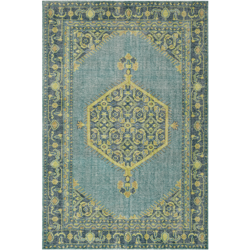 Zahra Emerald and Lime Rug