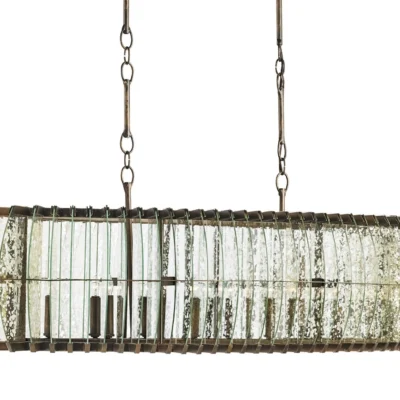 Zanzibar Rectangular Chandelier design by Currey and Company