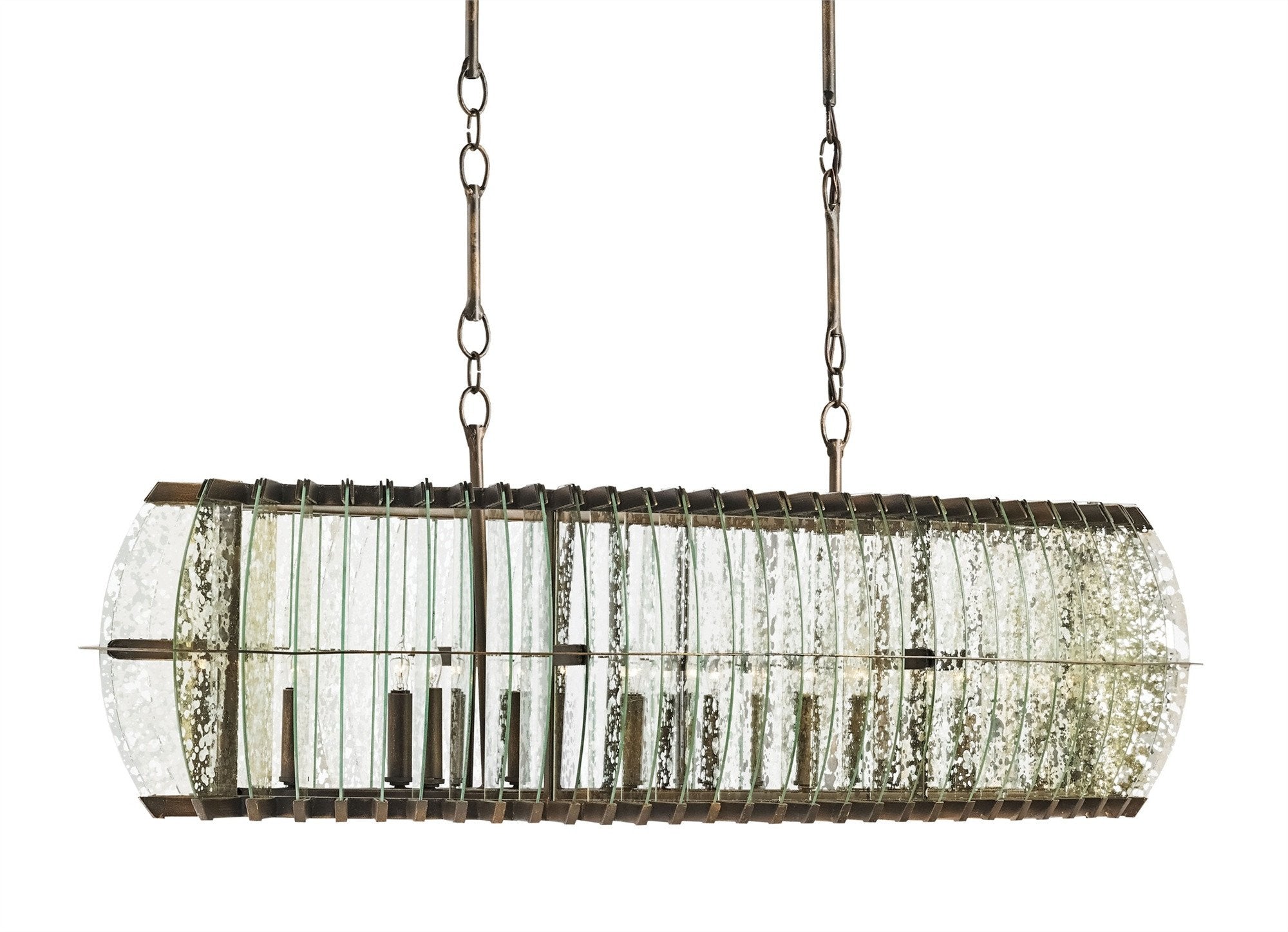 Zanzibar Rectangular Chandelier design by Currey and Company