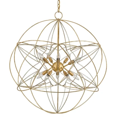 Zenda Orb Chandelier design by Currey and Company