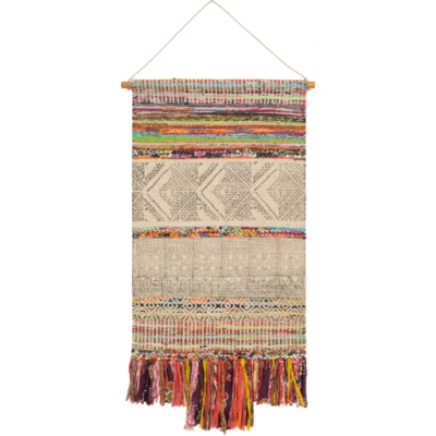 Zendaya Woven Wall Hanging in Wheat